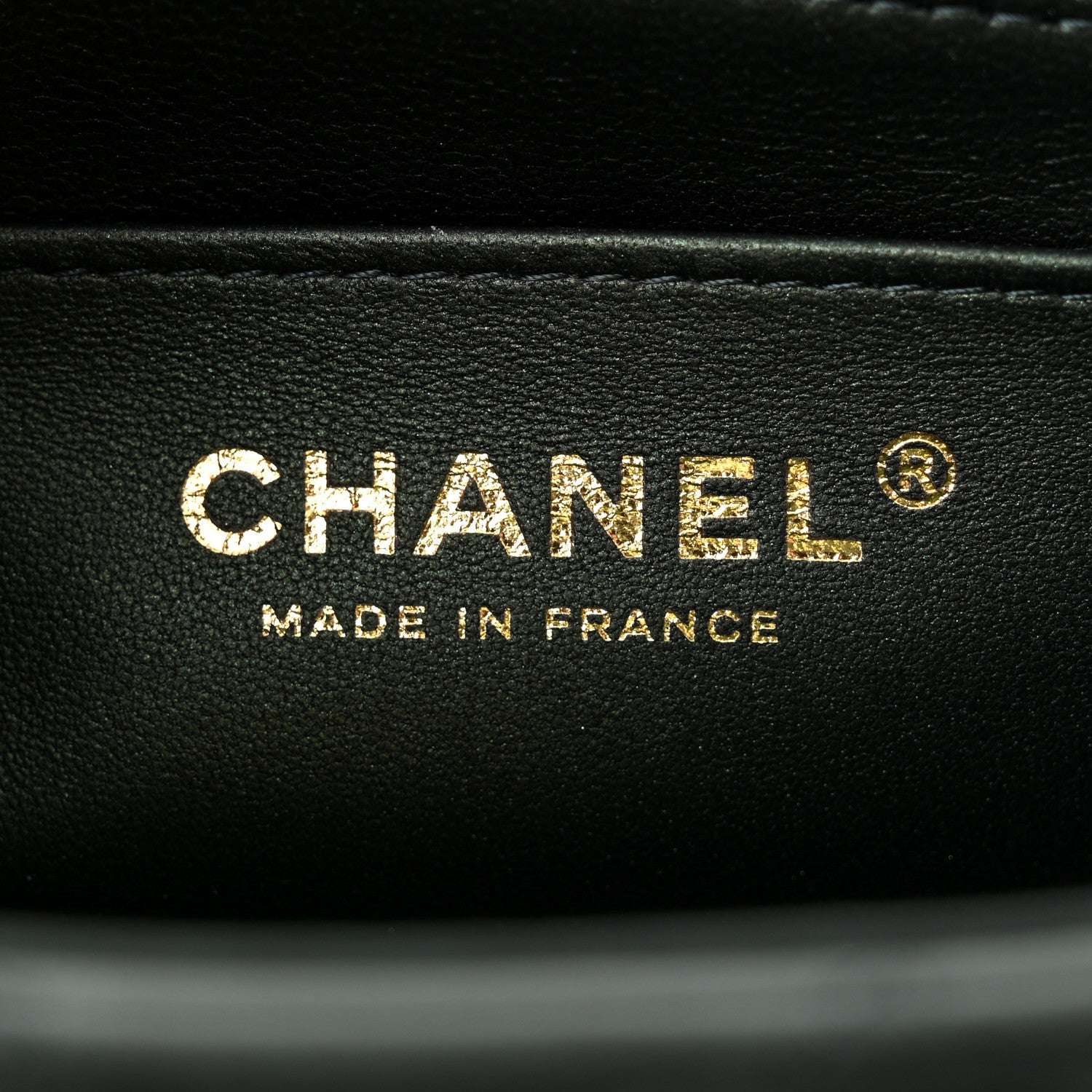 Chanel Iridescent Lambskin Quilted Mini Top Handle Rectangular Flap Dark Green 6 of 11