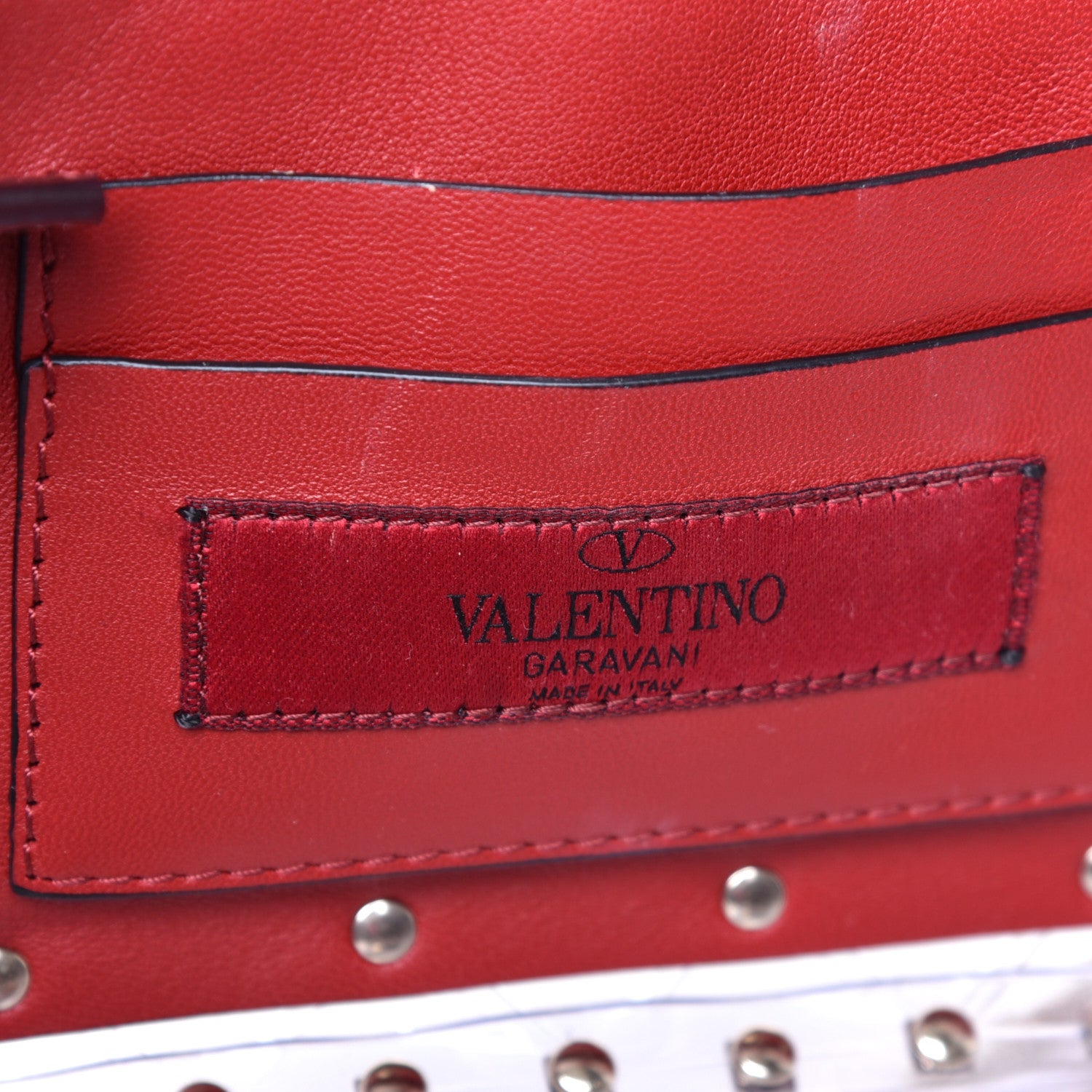 Valentino Garavani PVC Medium Rockstud Spike Shoulder Bag 6 of 8