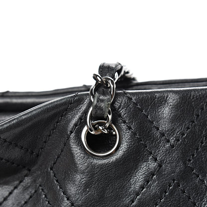 Chanel Calfskin Large Diamond Stitch Tote Black 14 of 14
