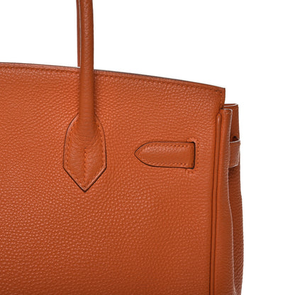 Hermes Togo Birkin 30 Orange 27 of 35
