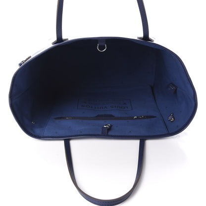 Louis Vuitton Monogram Escale Neverfull MM Blue 6 of 12