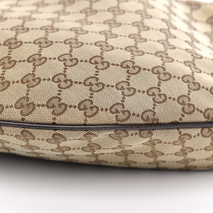 Gucci Monogram Large Wave Hobo Dark Brown 9 of 10