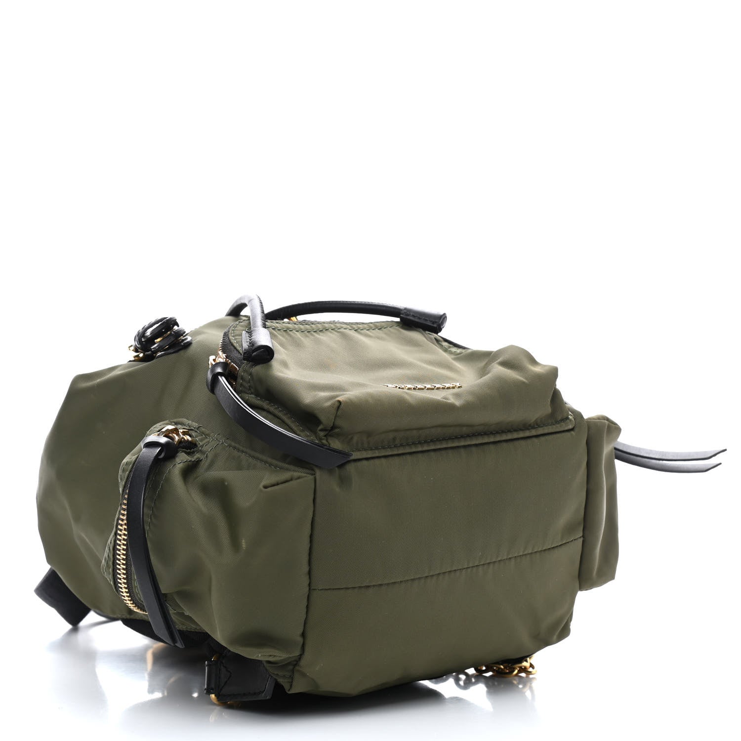 Burberry Nylon Small Crossbody Rucksack Backpack Canvas Green 3 of 7
