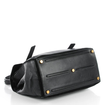 Saint Laurent Calfskin Canvas Medium Muse Two Black 4 of 9