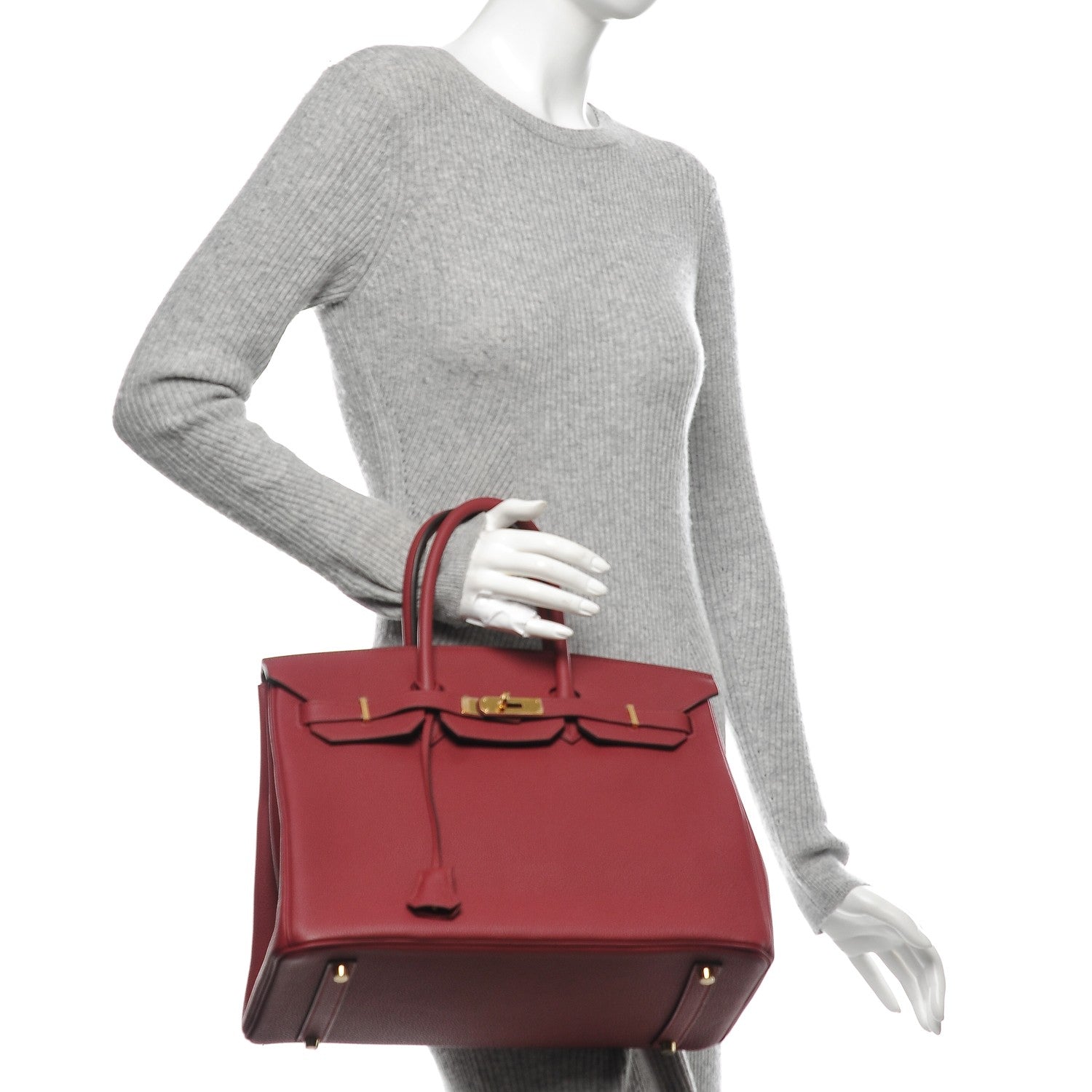 Hermes Togo Birkin 35 Rouge Grenat 29 of 36