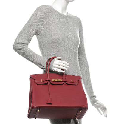 Hermes Togo Birkin 35 Rouge Grenat 29 of 36