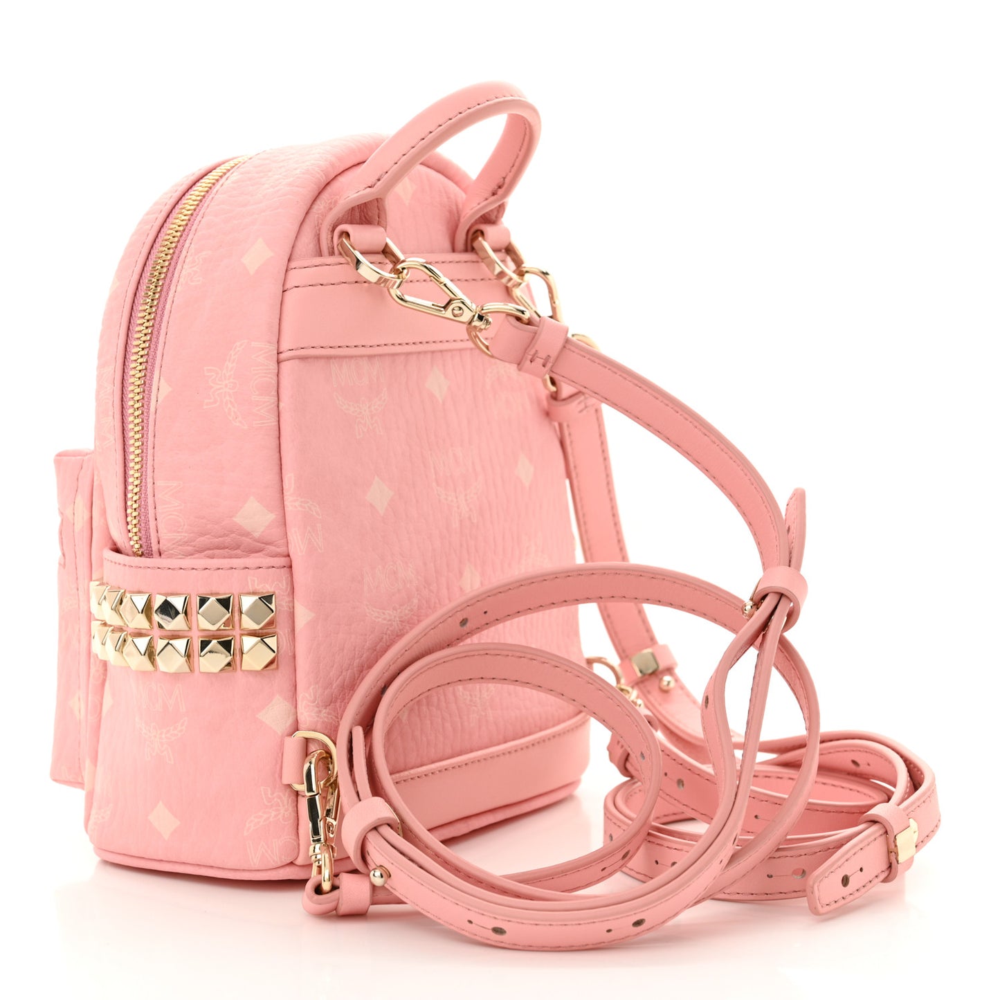 Visetos Side Stud X-Mini Stark Bebe Boo Backpack Soft Pink