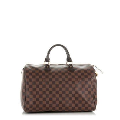 Louis Vuitton Damier Ebene Speedy 35 1 of 8