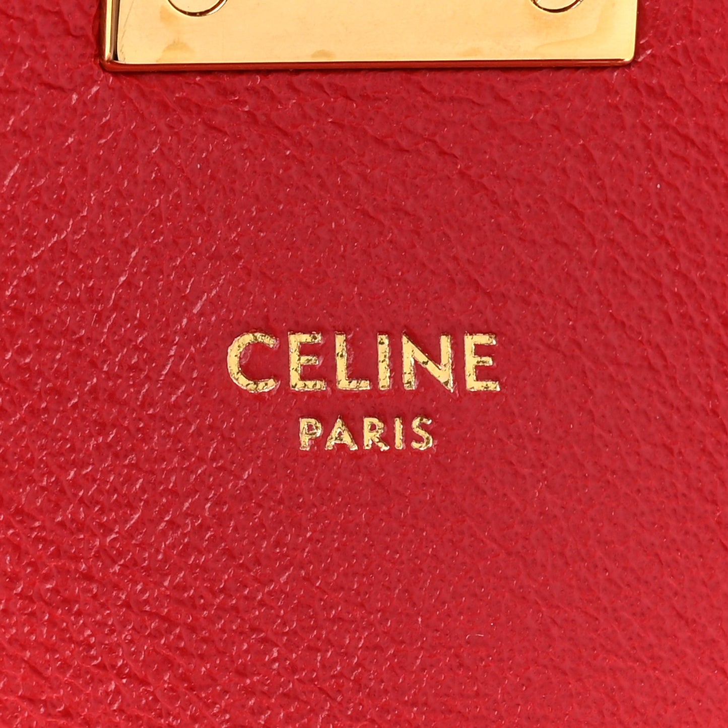 Shiny Calfskin Small C Bag Red