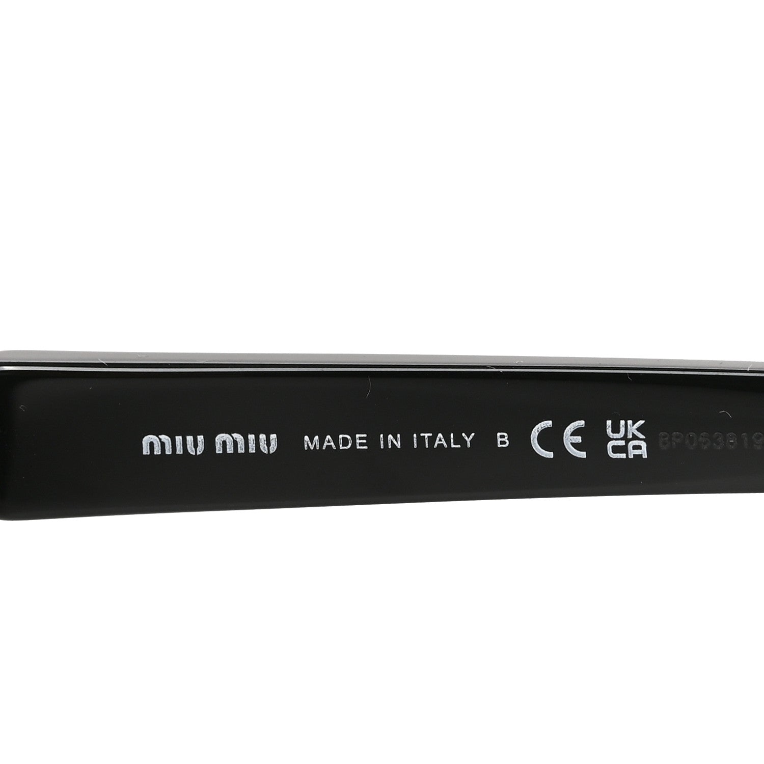Miu Miu Acetate Cat Eye Sunglasses SMU A04 Black 5 of 7