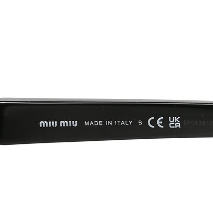 Miu Miu Acetate Cat Eye Sunglasses SMU A04 Black 5 of 7