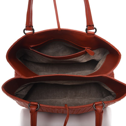 Bottega Veneta Nappa Intrecciato Milano Tote Brique 5 of 13