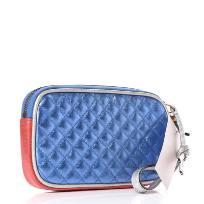 Gucci Laminated Nappa Trapuntata Zumi iPhone Case Rosso Marine Argento 3 of 8