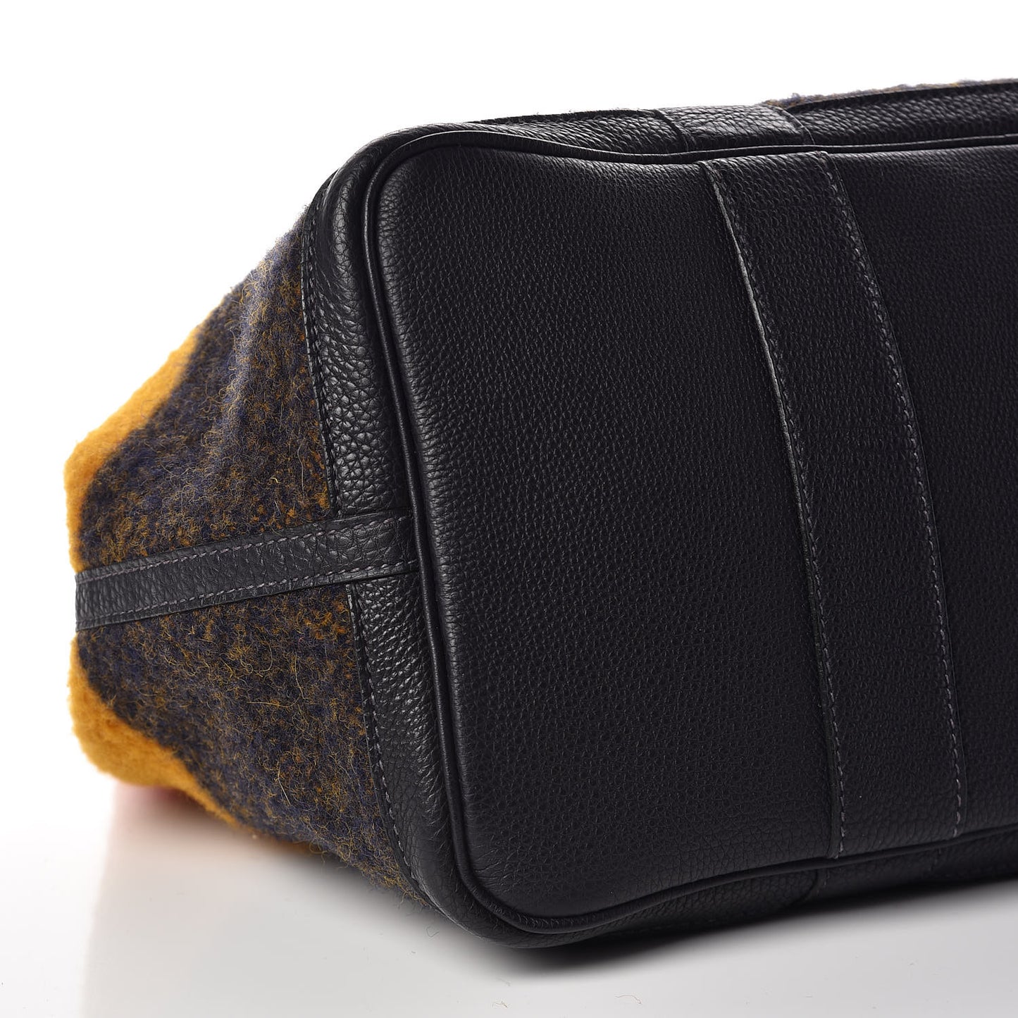 Wool Rocabar Garden Party Tote 36 MM Orange Black