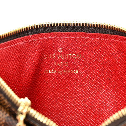 Louis Vuitton Damier Ebene Recto Verso Card Holder Red 6 of 8