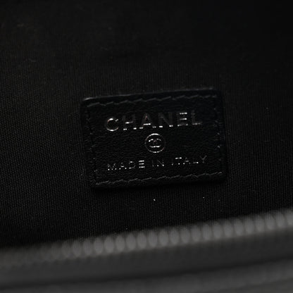 Chanel Caviar Timeless CC Cosmetic Pouch Black 6 of 8