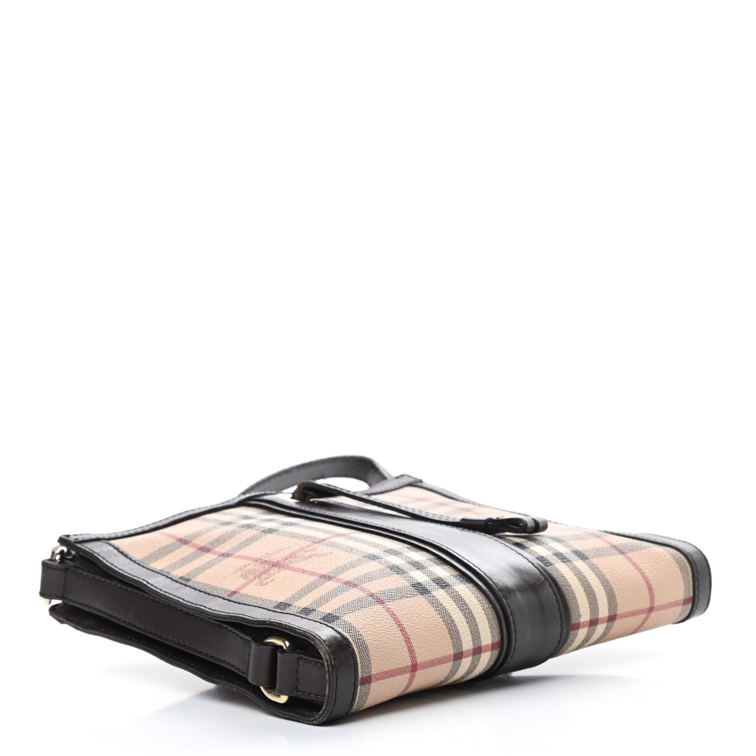 Burberry Haymarket Check Shoulder Bag Chocolate 4 of 15