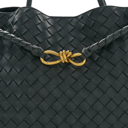 Bottega Veneta Nappa Intrecciato Large Andiamo Shoulder Bag Inkwell 7 of 10