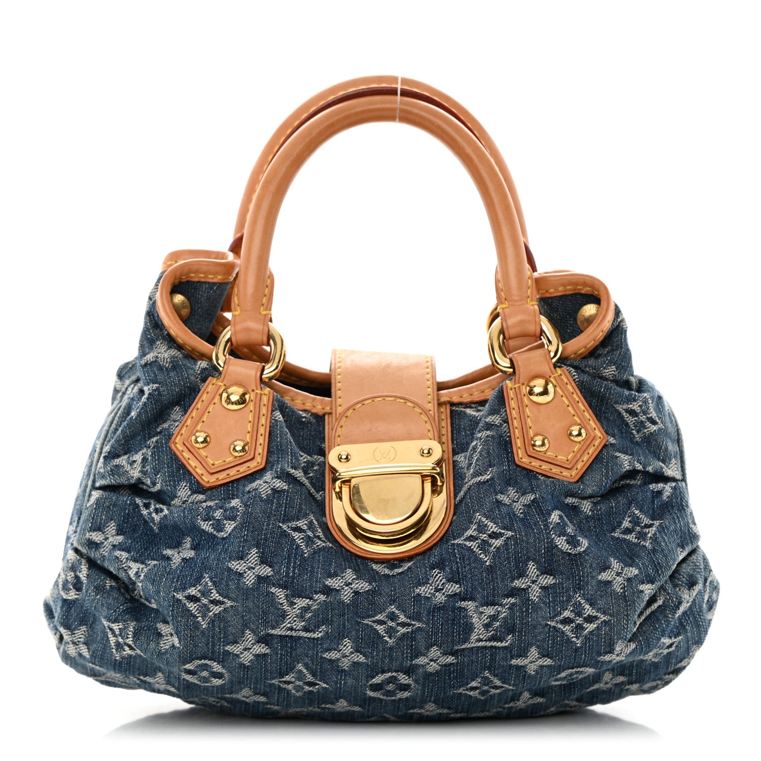 Louis Vuitton Monogram Denim Pleaty Blue 1 of 14