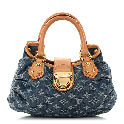 Louis Vuitton Monogram Denim Pleaty Blue 1 of 14