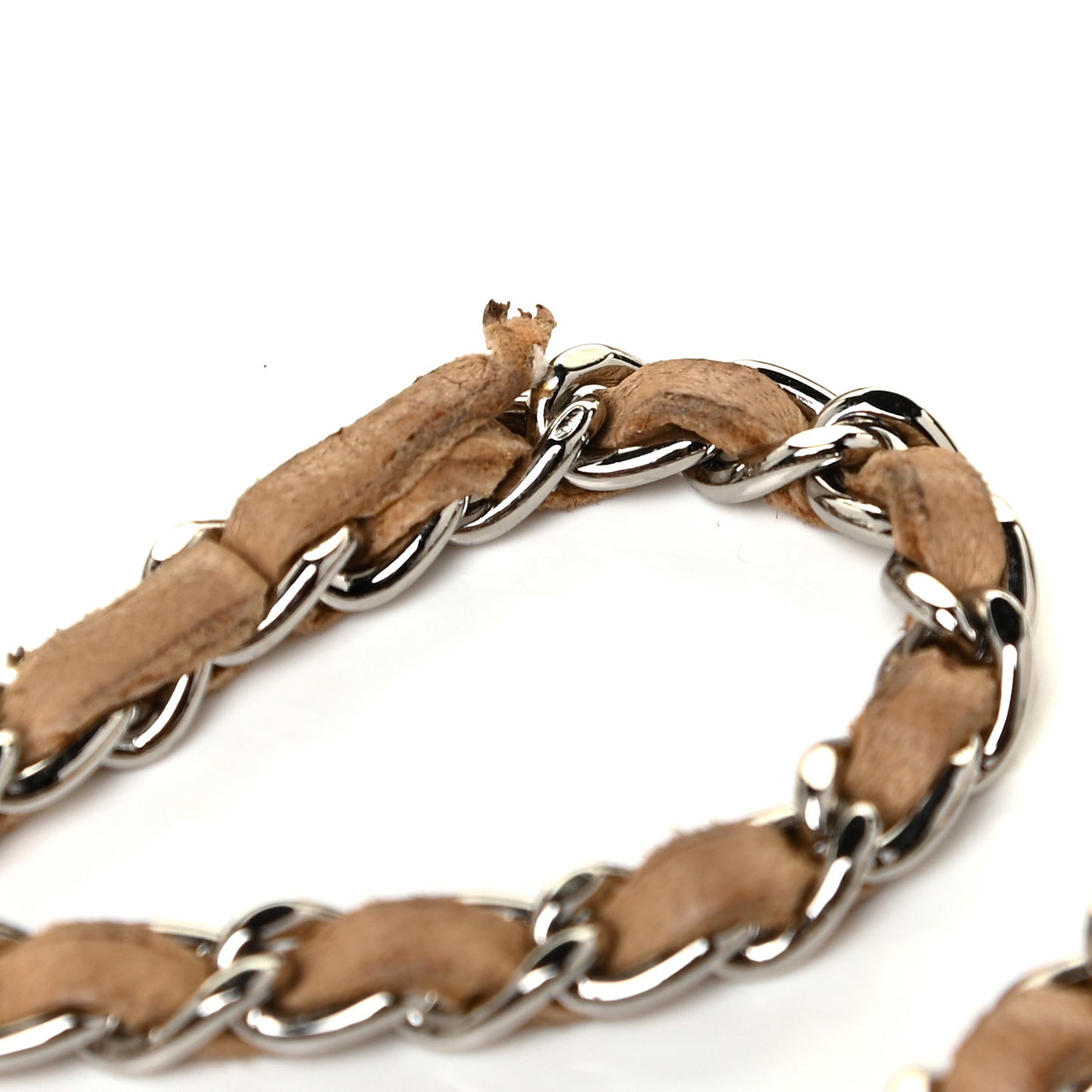 Lambskin Quilted Chain Clutch Flap Beige