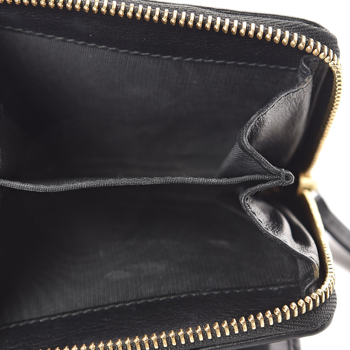 Guccissima Zip Around French Wallet Black