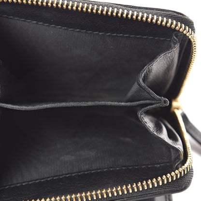 Gucci Guccissima Zip Around French Wallet Black 7 of 8