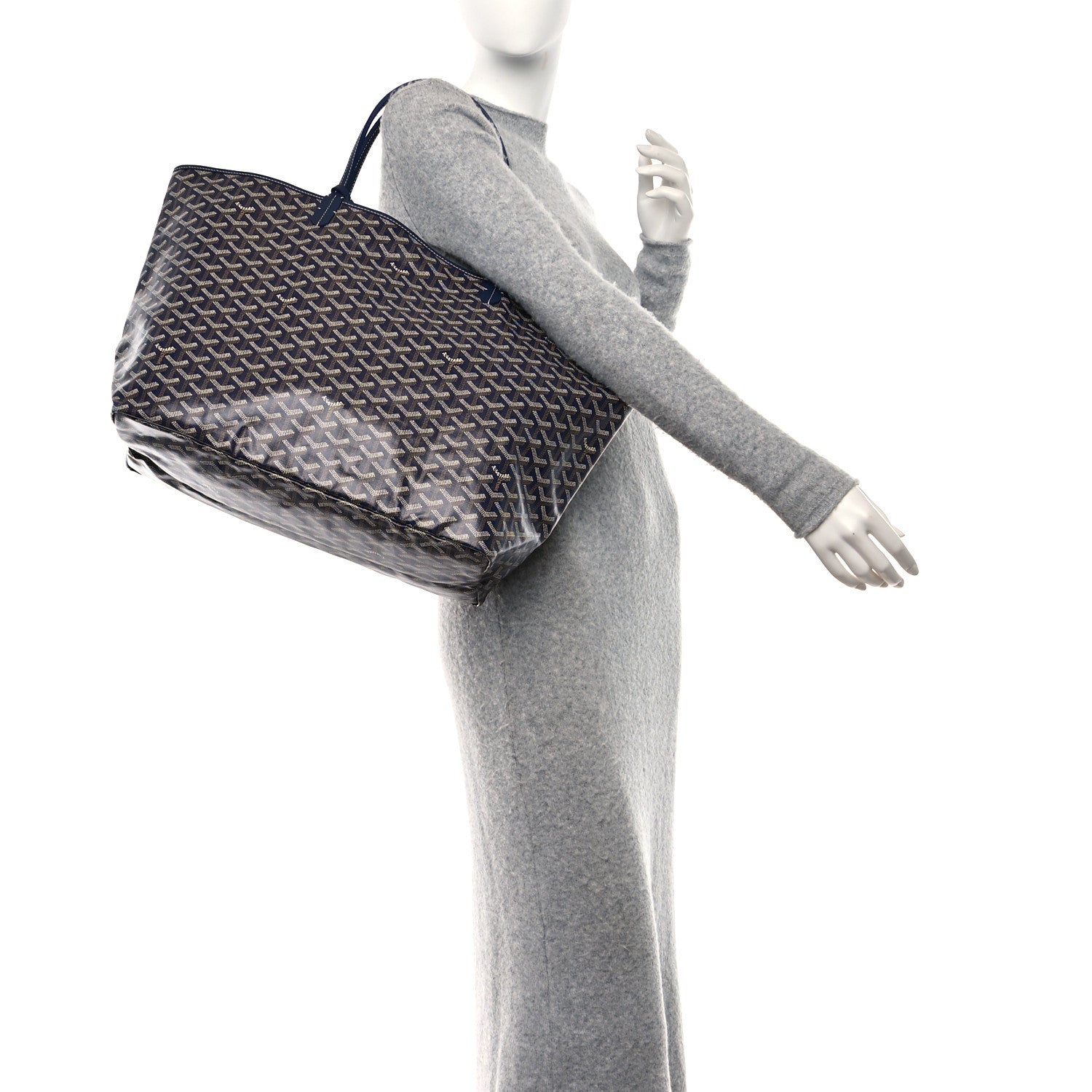 Goyard Goyardine Saint Louis GM Navy 2 of 11
