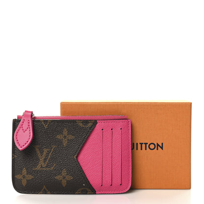 Louis Vuitton Monogram Calfskin Coin Card Holder Rose 7 of 7