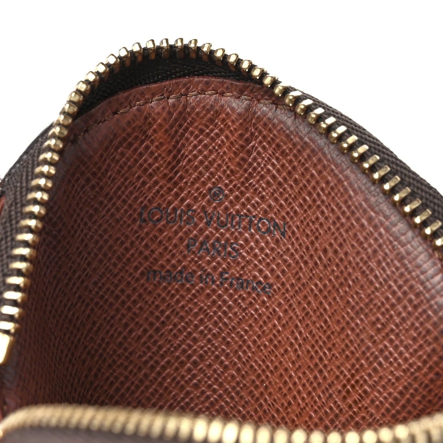 Monogram Round Coin Purse