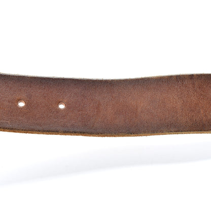Gucci Faded Calfskin Double G 40mm Belt 80 32 Cuir 7 of 8