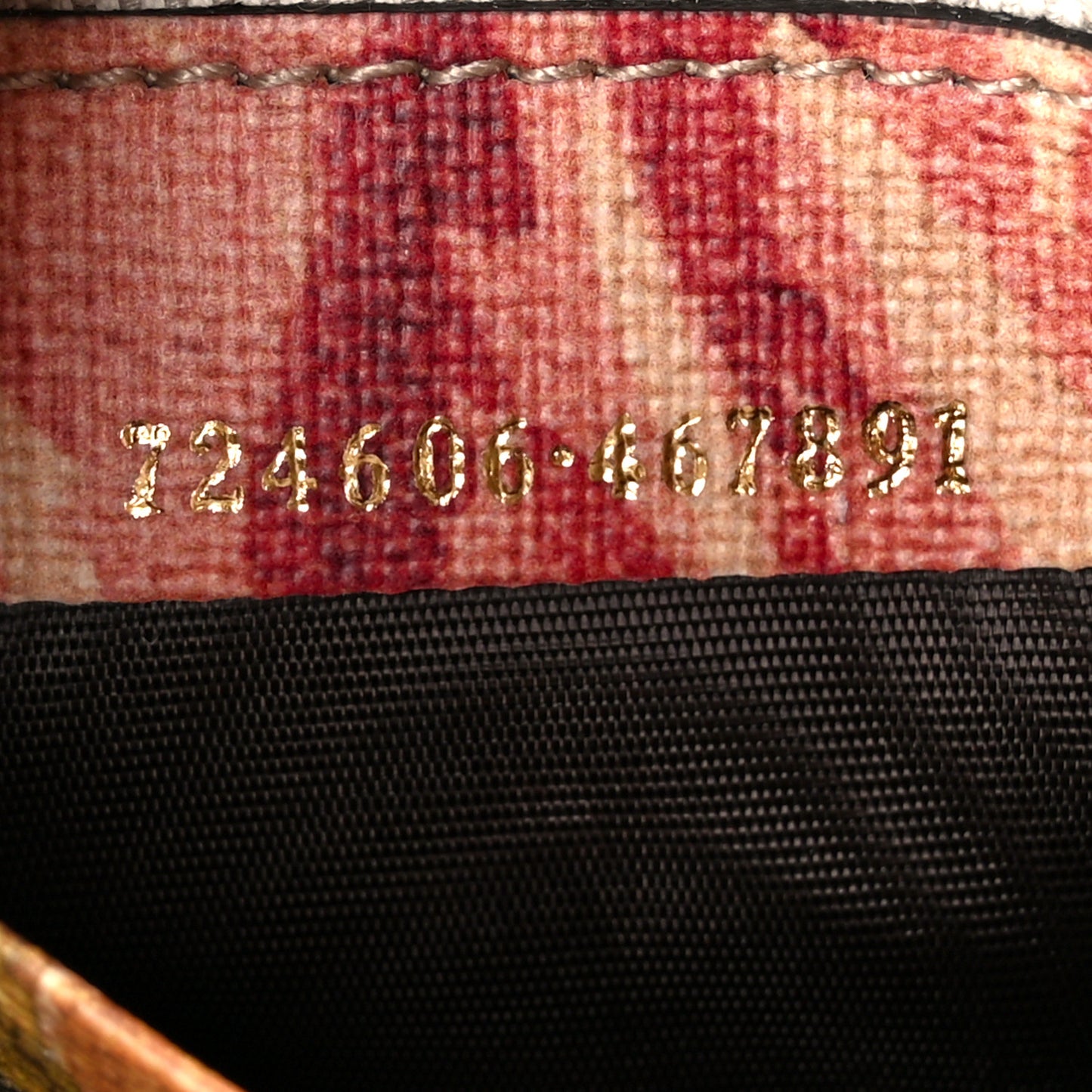 GG Supreme Monogram Water Flora Web Mini Ophidia Top Handle Bowler Bag Beige White Multicolor