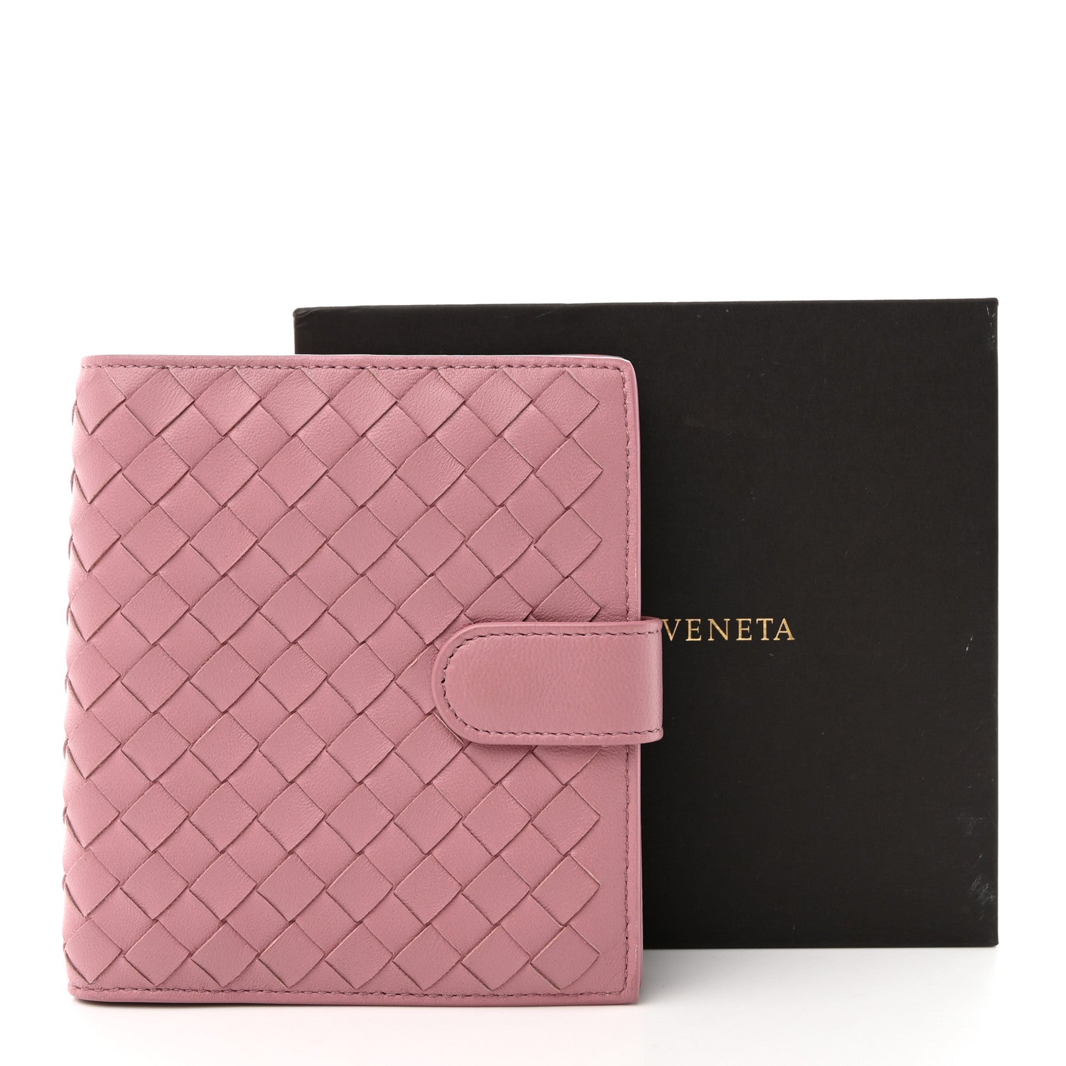 Bottega Veneta Nappa Intrecciato French Flap Wallet Watteau 15 of 15