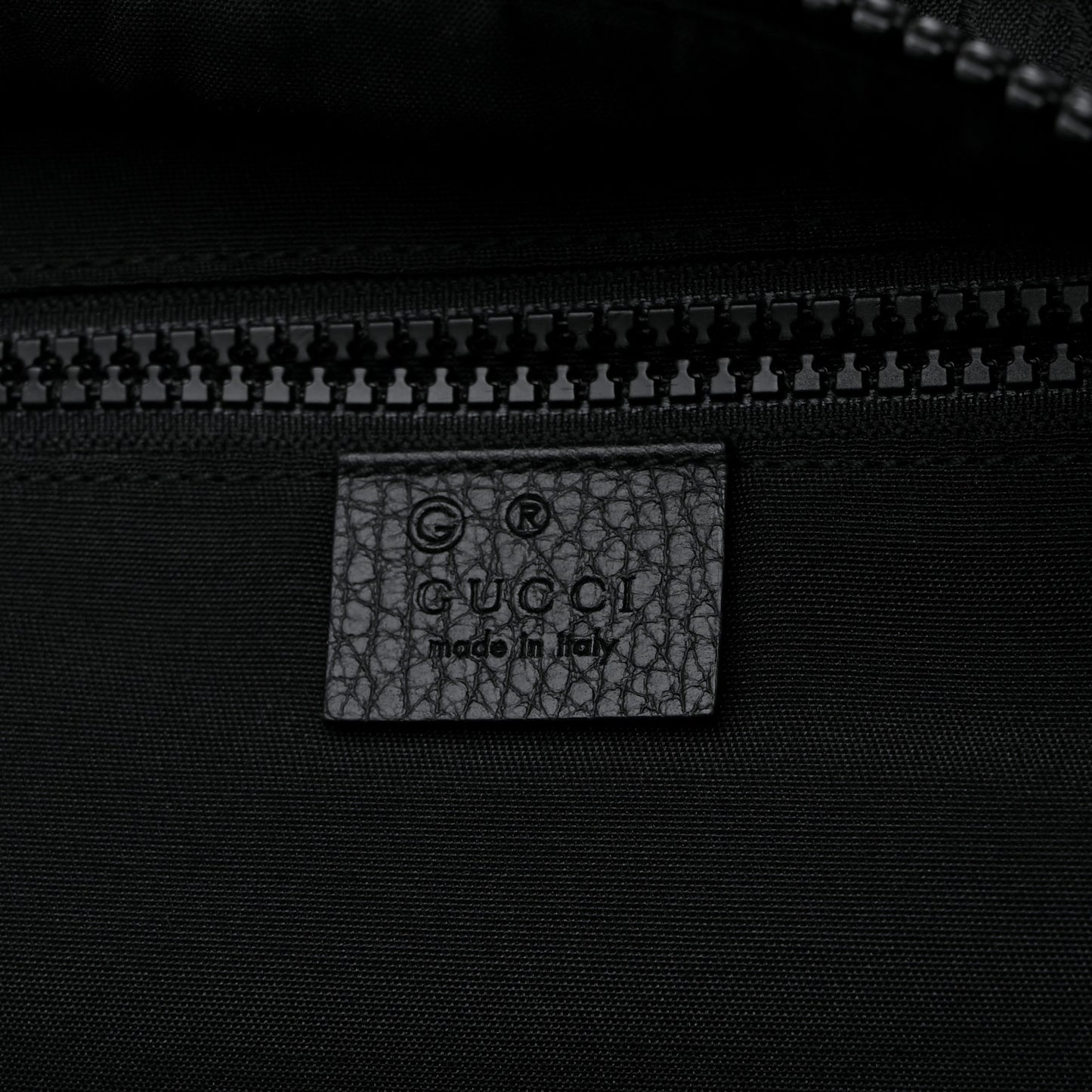 Nylon Monogram Slim Backpack Black
