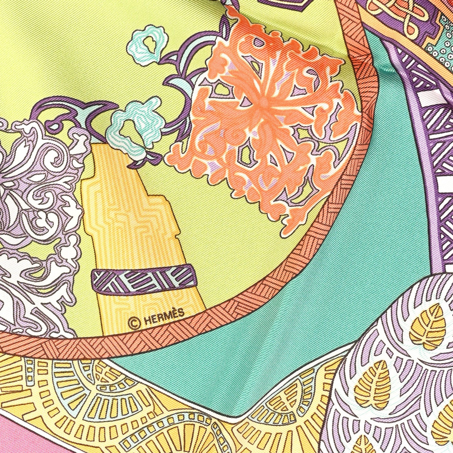Silk Art Des Steppes Scarf 90