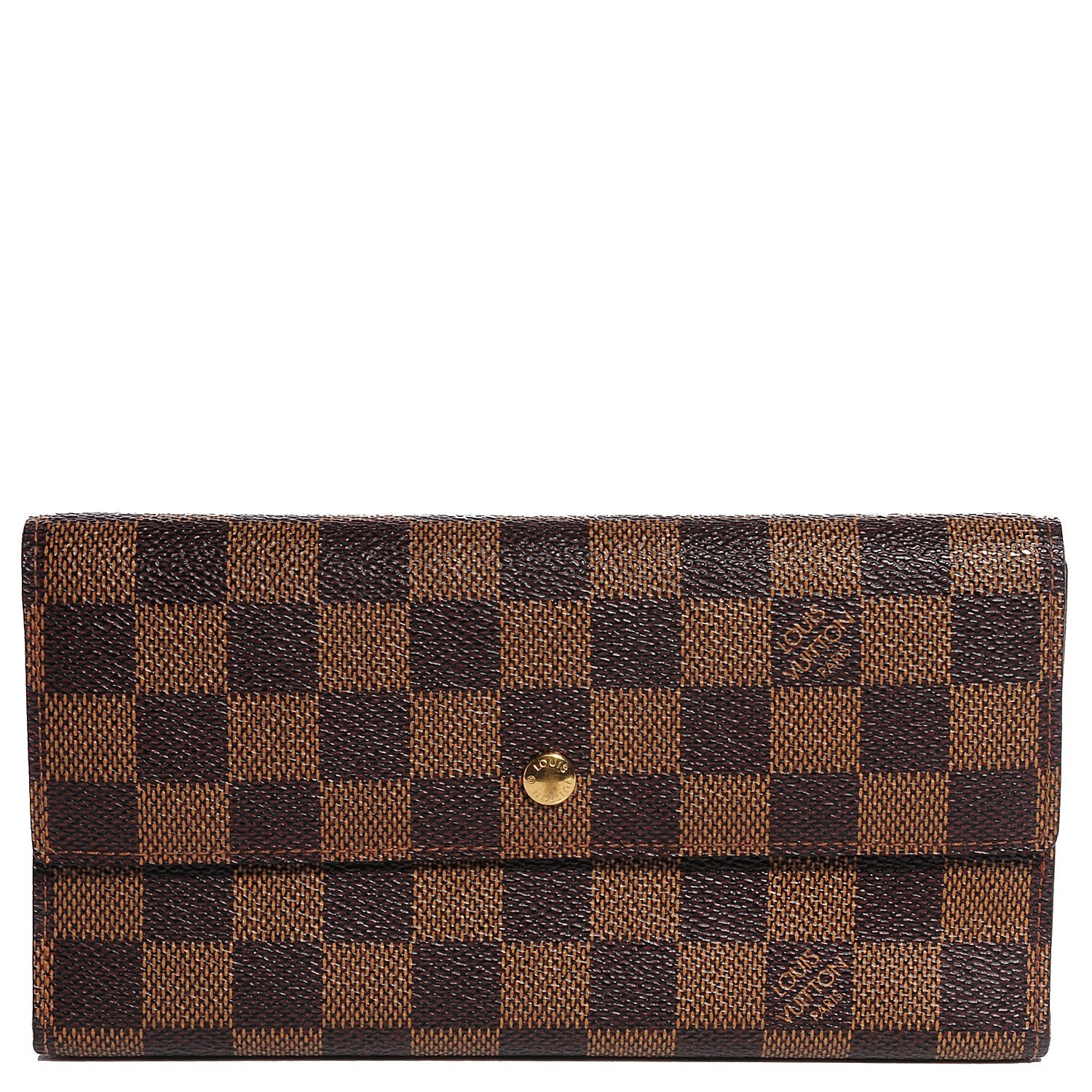 Louis Vuitton Damier Ebene Porte Tresor International Wallet 1 of 7