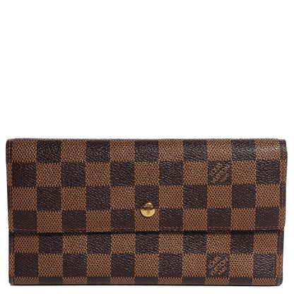 Louis Vuitton Damier Ebene Porte Tresor International Wallet 1 of 7