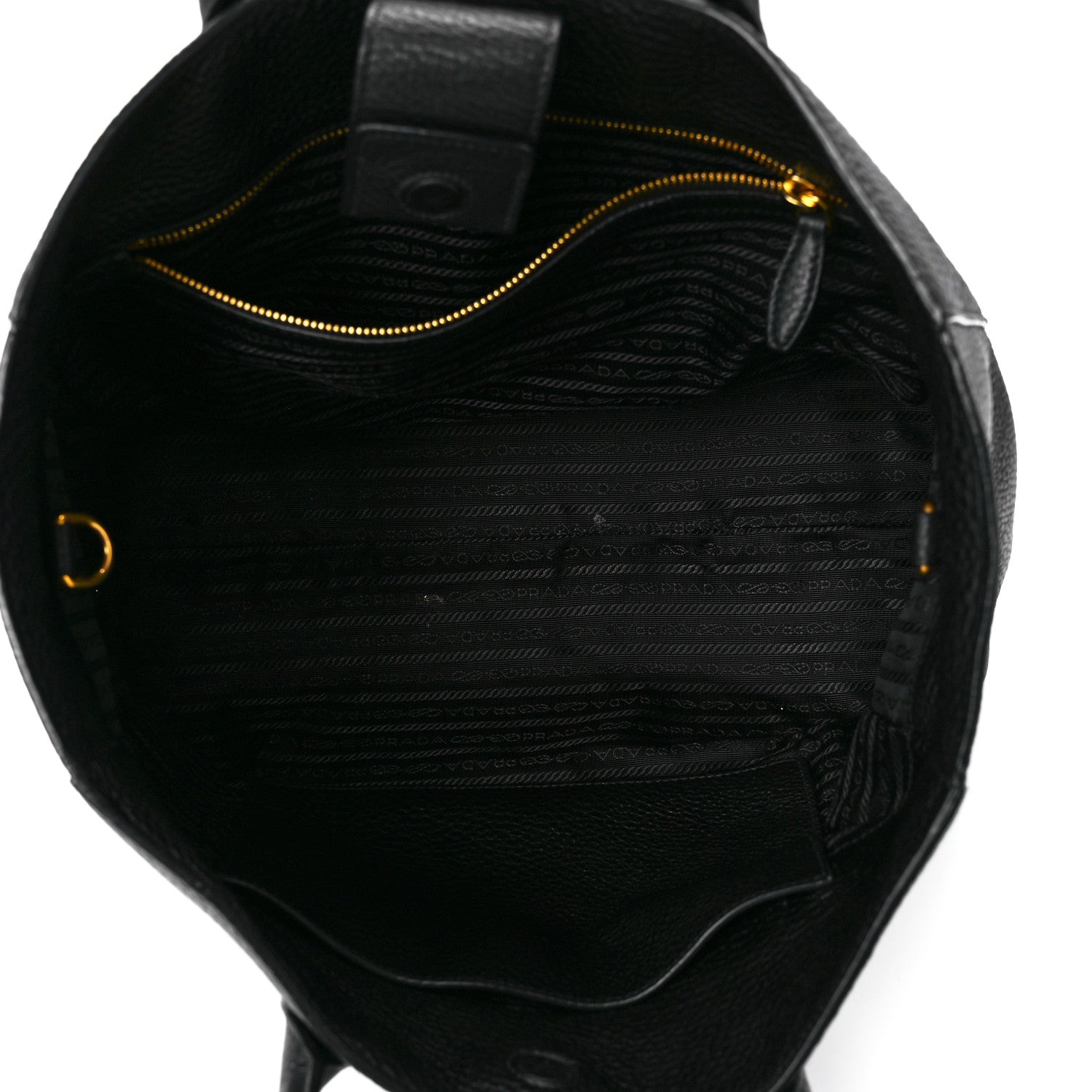 Prada Vitello Phenix Tote Black 5 of 11