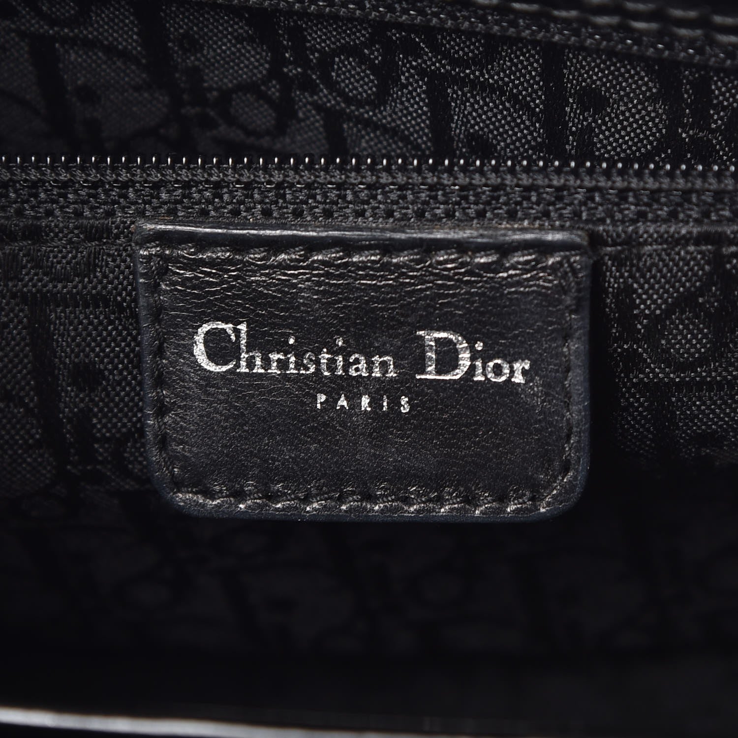 Christian Dior Patent Cannage Stitched East West Lady Dior Black 6 of 13