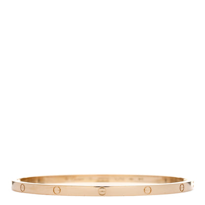 Cartier 18K Yellow Gold Small LOVE Bracelet 19 1 of 5