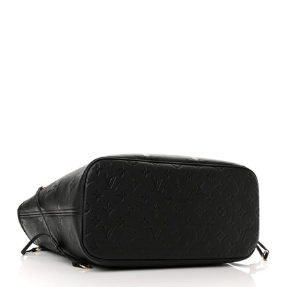 Louis Vuitton Empreinte Monogram Giant Neverfull MM Black 5 of 10