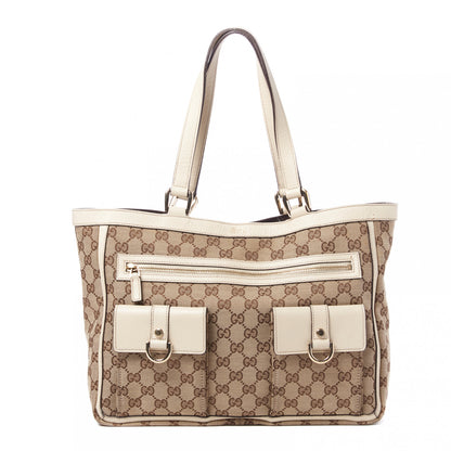 Gucci Monogram Abbey D Ring Tote Off White 1 of 9
