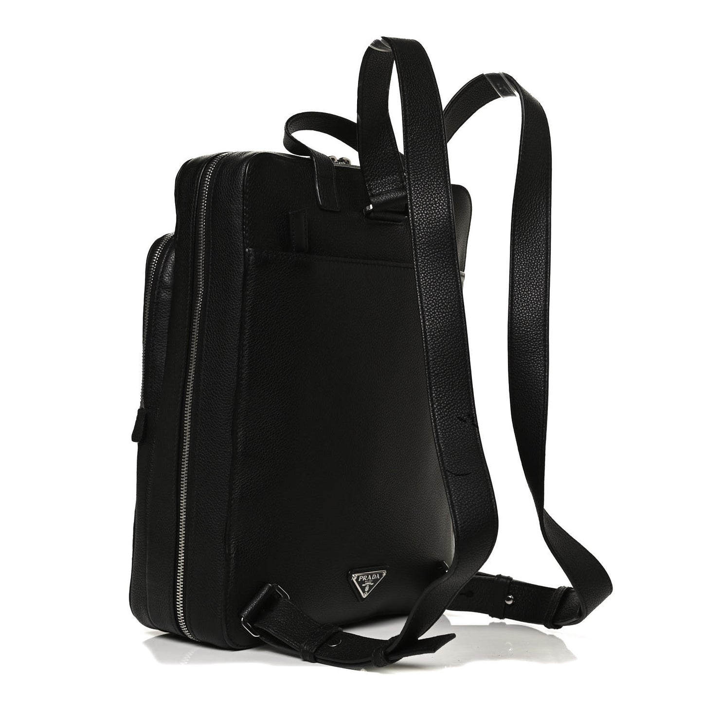 Vitello Daino Briefcase Backpack Black