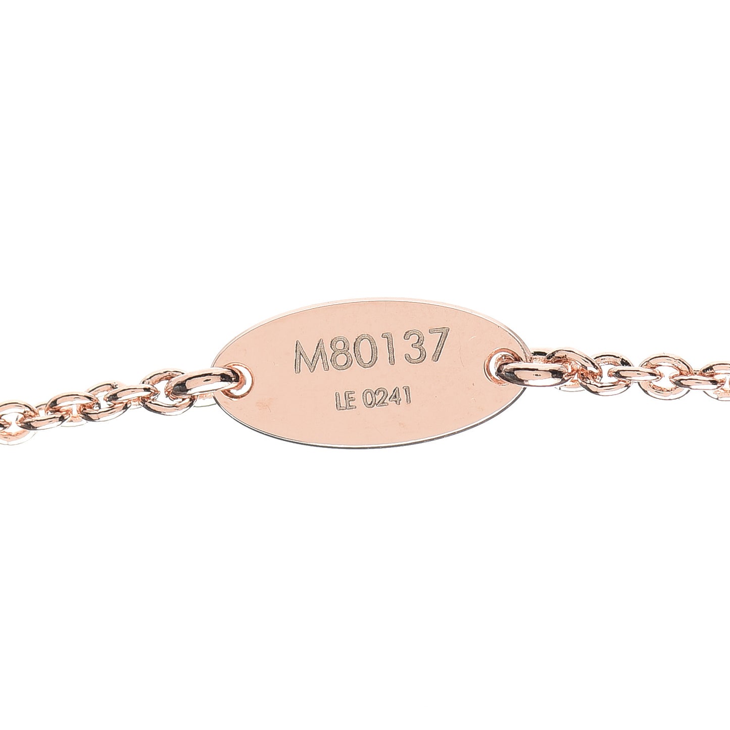 Essential V Necklace Rose Gold