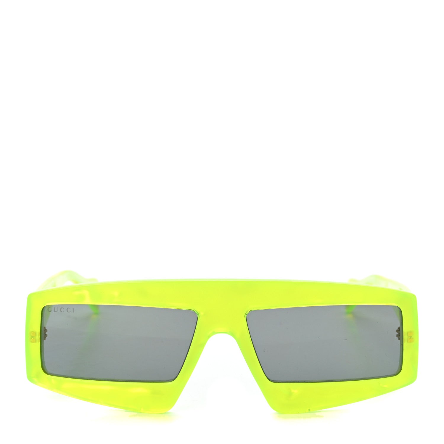Gucci Shield Sunglasses GG0358S Fluorescent Yellow 2 of 8