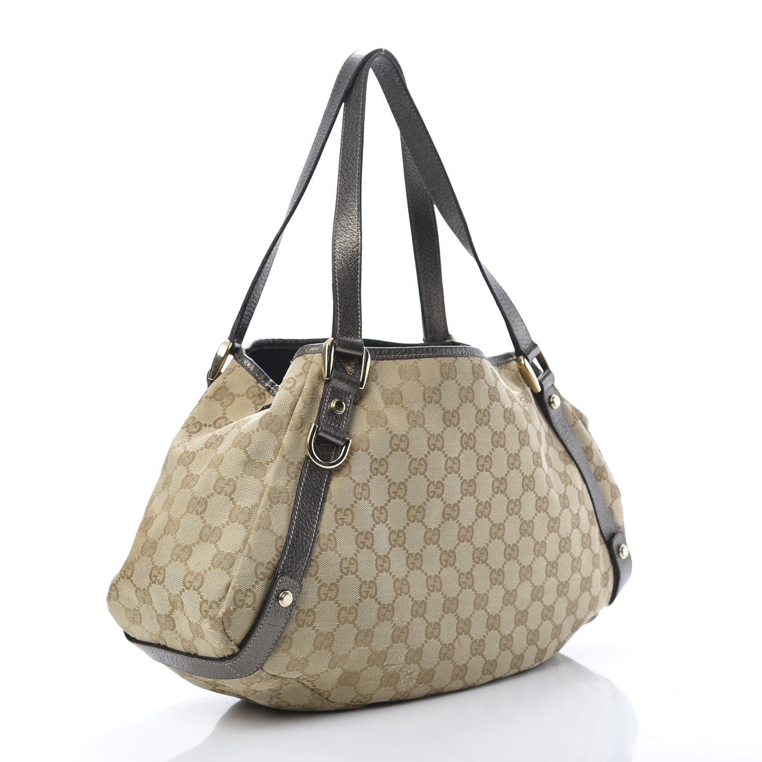 Gucci Monogram Medium Abbey Shoulder Bag Dark Brown 3 of 15