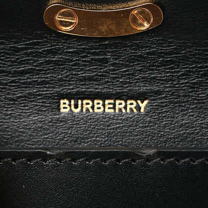 Burberry Calfskin TB Mini Jody Chain Card Case Black 6 of 12