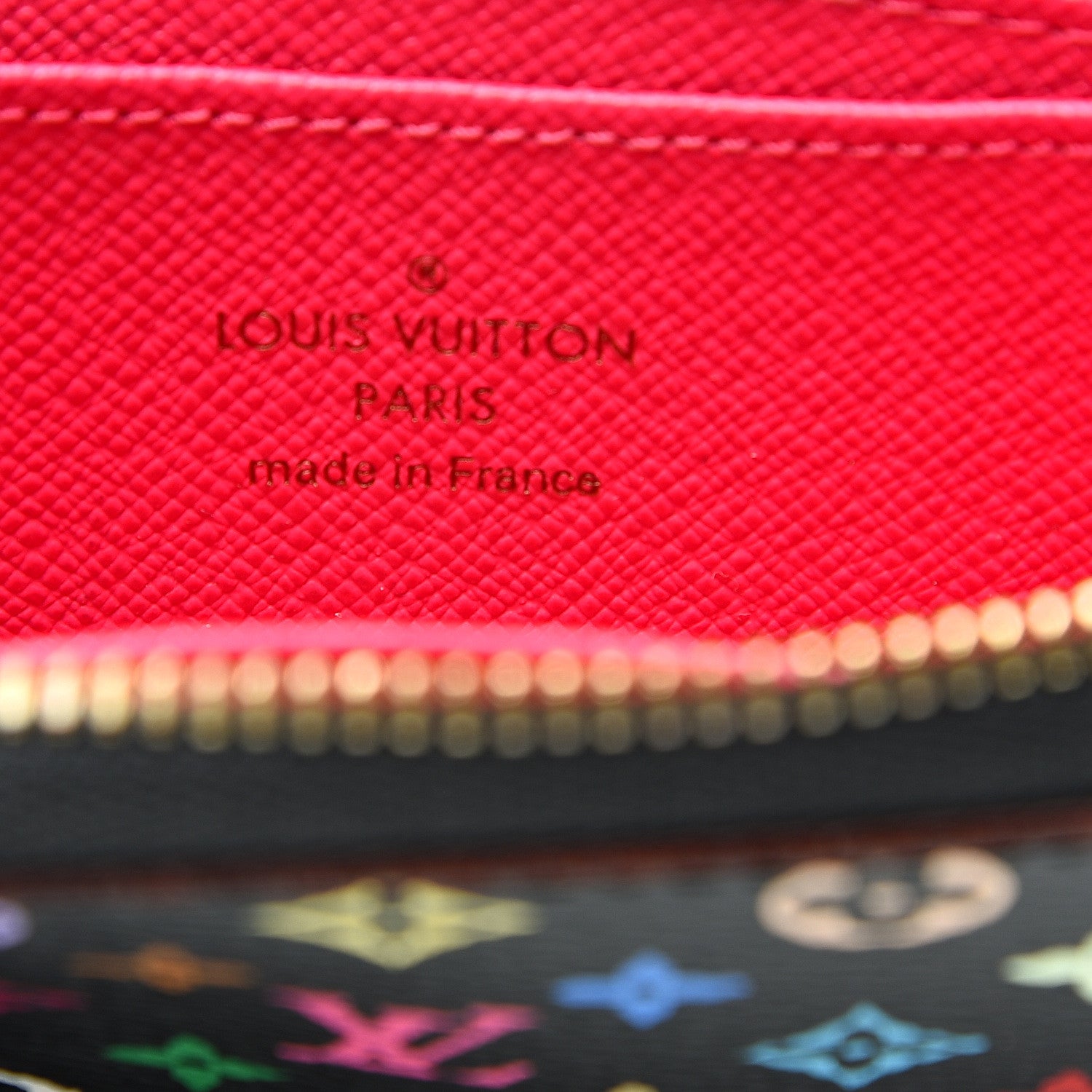 Louis Vuitton Monogram Multicolor Zippy Coin Purse Black Grenade 5 of 6