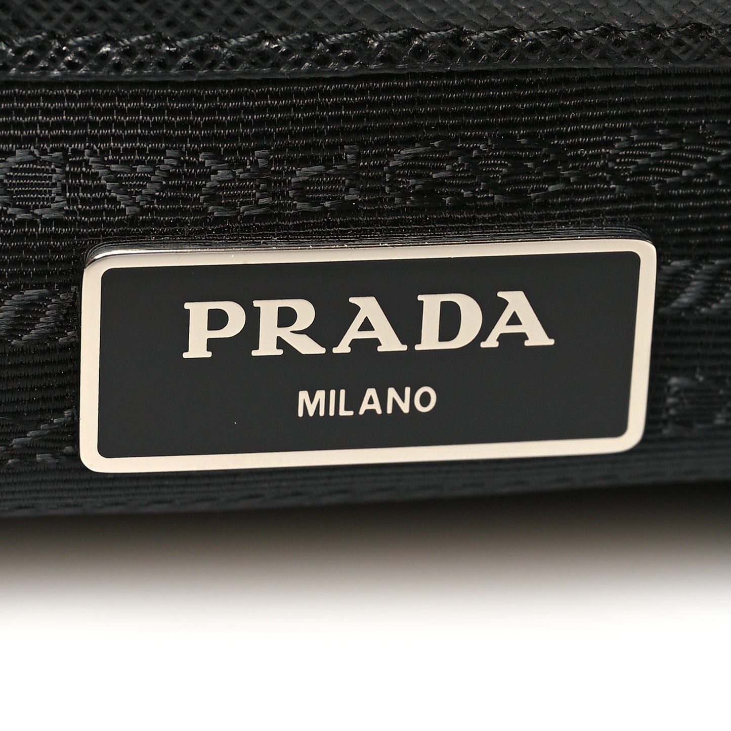 Re-Nylon Saffiano Medium Backpack Black