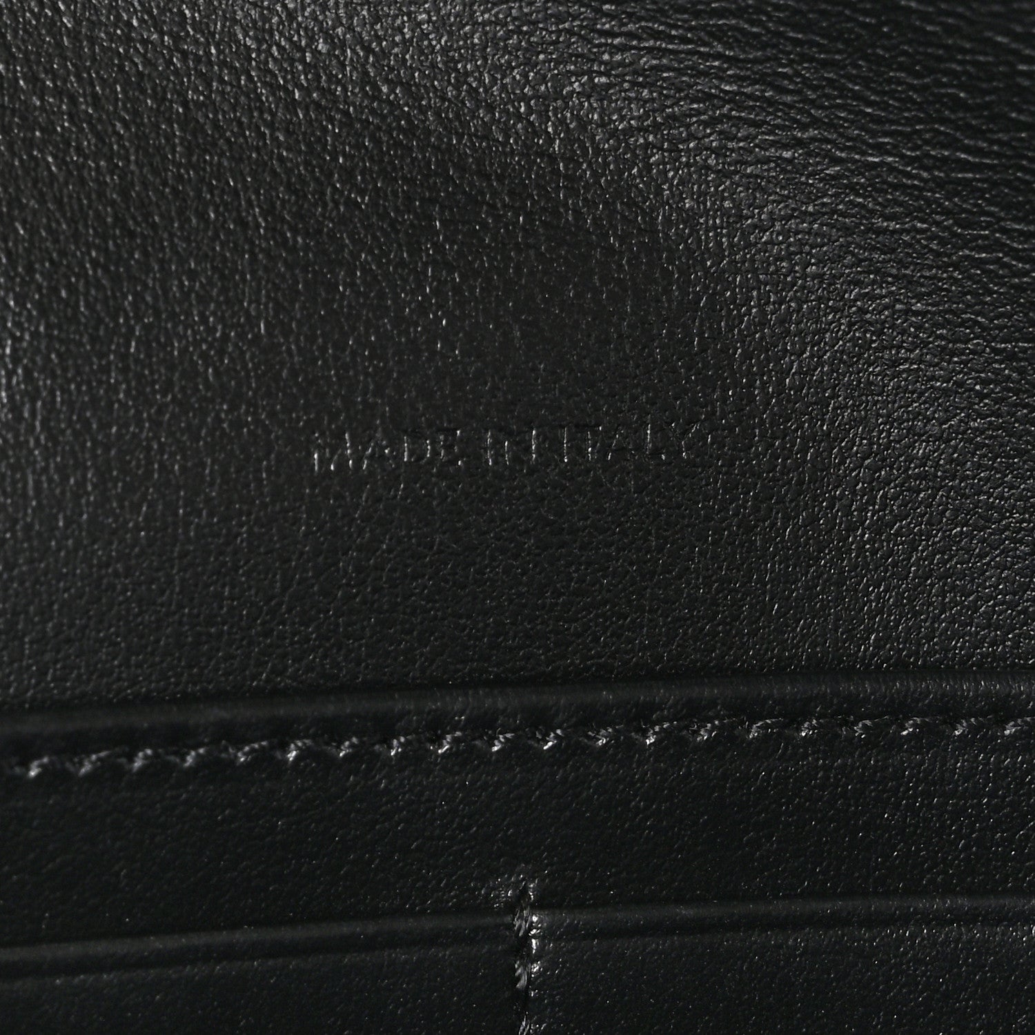 Celine Shiny Calfskin Triomphe Margo Wallet on Chain Black 6 of 11